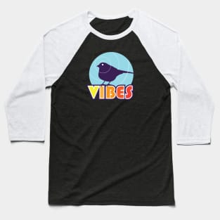 Sparrow Bird Vibes for Birdwatchers/Birdlovers - Blue Baseball T-Shirt